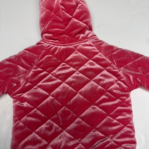 7 For All Mankind 12 Months Cozy Pink Quilted Kids Jacket NWT - Picture 3 of 6